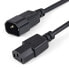 Фото #2 товара 1m (3ft) Power Extension Cord - C14 to C13 - 10A 125V - 18AWG - Computer Power Cord Extension - IEC-320-C14 to IEC-320-C13 AC Power Cable Extension for Power Supply - UL Listed - 1 m - C14 coupler - C13 coupler - SVT - 250 V - 5 A
