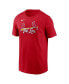 Фото #3 товара Men's Nolan Arenado Red St. Louis Cardinals 2024 City Connect Fuse Name Number T-Shirt