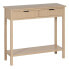 Console Natural Pine MDF Wood 90 x 30 x 81 cm