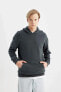 Erkek Gri Sweat - B4446ax/gn1082