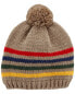 Фото #1 товара Toddler Striped Knit Cap 2T-4T