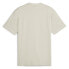 Puma Mmq Logo Crew Neck Short Sleeve T-Shirt Mens Beige Casual Tops 62400984