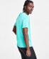 Фото #2 товара Men's Short Sleeve Crewneck Stacked Logo Graphic T-Shirt, Created for Macy's