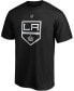 Men's Drew Doughty Black Los Angeles Kings Authentic Stack Name and Number Team T-shirt