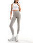 Фото #4 товара The Couture Club emblem soft touch leggings in grey