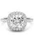 Фото #3 товара Кольцо Charles & Colvard Cushion Halo 2-7/8 ct.