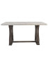 Durable 6-Person Farmhouse Dining Table for Kitchen, Office, or Living Room