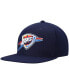 ფოტო #1 პროდუქტის Men's Navy Oklahoma City Thunder Ground 2.0 Snapback Hat