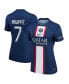 ფოტო #1 პროდუქტის Women's Kylian Mbappé Blue Paris Saint-Germain 2022/23 Home Replica Player Jersey