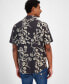 ფოტო #2 პროდუქტის Men's Parker Short Sleeve Button-Front Floral Print Shirt