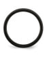 ფოტო #3 პროდუქტის Stainless Steel Polished Black IP-plated 7mm Band Ring