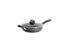 Oster Clairborne 10.25 In Covered Saute Pan w/ Helper, Charcoal Grey