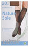 Фото #1 товара Kniestrümpfe für Damen mit Baumwollsohle Nature Sole 20 Den graphite