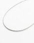 Фото #4 товара ASOS DESIGN waterproof stainless steel chain necklace in silver tone