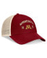 Men's Maroon Minnesota Golden Gophers Heritage Waylon Trucker Adjustable Hat Maroon, Natural - фото #3