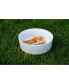 Фото #2 товара Dog Textured Dipper Ceramic Bowl - White - Large