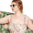 Фото #2 товара Women's Romantic Floral Print Flutter Sleeve Medium Coverage One Piece Swimsuit
