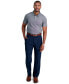 Фото #1 товара Men's Premium Comfort Stretch Classic-Fit Solid Pleated Dress Pants