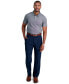 Men's Premium Comfort Stretch Classic-Fit Solid Pleated Dress Pants