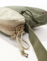 Levi's crossbody bag in khaki with logo