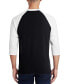 ფოტო #2 პროდუქტის Men's Raglan Sleeves Dachshund Baseball Word Art T-shirt