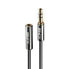 Фото #6 товара Lindy 0.5M 3.5MM AUDIO CABLE - CROMO LINE - 3.5mm - Male - 3.5mm - Female - 0.5 m - Anthracite