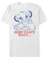 Фото #1 товара Disney Men’s Lion King Simba Can't Wait Line Art Short Sleeve T-Shirt
