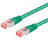 Фото #1 товара Wentronic CAT 6 Patch Cable S/FTP (PiMF) - green - 0.25 m - Cat6 - S/FTP (S-STP) - RJ-45 - RJ-45