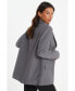 Фото #4 товара Women's Woven Oversized Double-Breasted Tailored Blazer