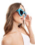 Фото #4 товара AJ Morgan festival heart sunglasses in blue - LBLUE