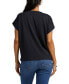 Фото #2 товара Women's Drapey Luxe T-shirt