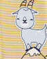 Фото #7 товара Baby Goat Snap-Up Cotton Sleep & Play Pajamas NB