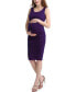 Maternity Delia Ruched Midi Dress
