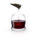 Cosmo Stem Less Wine Glasses - Set of 2