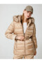 Пальто Koton Faux Fur Hooded Puffer