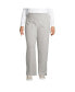 ფოტო #1 პროდუქტის Plus Size High Rise Serious Sweats Wide Leg Sweatpants