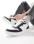 Фото #6 товара Levi's Drive leather trainer in navy with logo