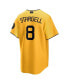Фото #4 товара Men's Willie Stargell Gold Pittsburgh Pirates 2023 City Connect Replica Player Jersey