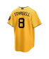 ფოტო #4 პროდუქტის Men's Willie Stargell Gold Pittsburgh Pirates 2023 City Connect Replica Player Jersey