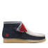 Фото #1 товара [26165077] Mens Clarks Originals Wallabee Boot VCY 'Navy Grey'