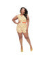 Plus Size 1970s Sleeveless Belted Romper