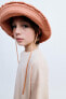 Фото #4 товара True neutrals bucket hat with fringe