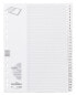Фото #3 товара Durable 616002 - Numeric tab index - White - Portrait - A4 - 230 mm - 297 mm