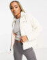 Columbia Bundle-Up reversible full zip fleece jacket in cream and pink