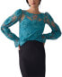 Фото #1 товара Eva Franco Lace Floral Blouse Women's S