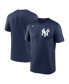 Men's Navy New York Yankees New Legend Wordmark T-shirt