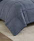 Фото #7 товара Comfort Cool Jersey Knit Oversized Down Alternative Comforter, King/Cal King