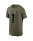 Фото #3 товара Men's Kyler Murray Olive Arizona Cardinals 2022 Salute To Service Name and Number T-shirt