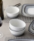 Colorscapes Layers 12 Piece Square Dinnerware Set