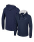 Фото #1 товара Men's Navy Penn State Nittany Lions Affirmative Thermal Hoodie Long Sleeve T-shirt